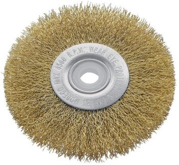 Modeco Szczotka tarczowa do szlifierki kątowej mosiądzowana o średnicy 115mm marki Expert MN-69-142 4937