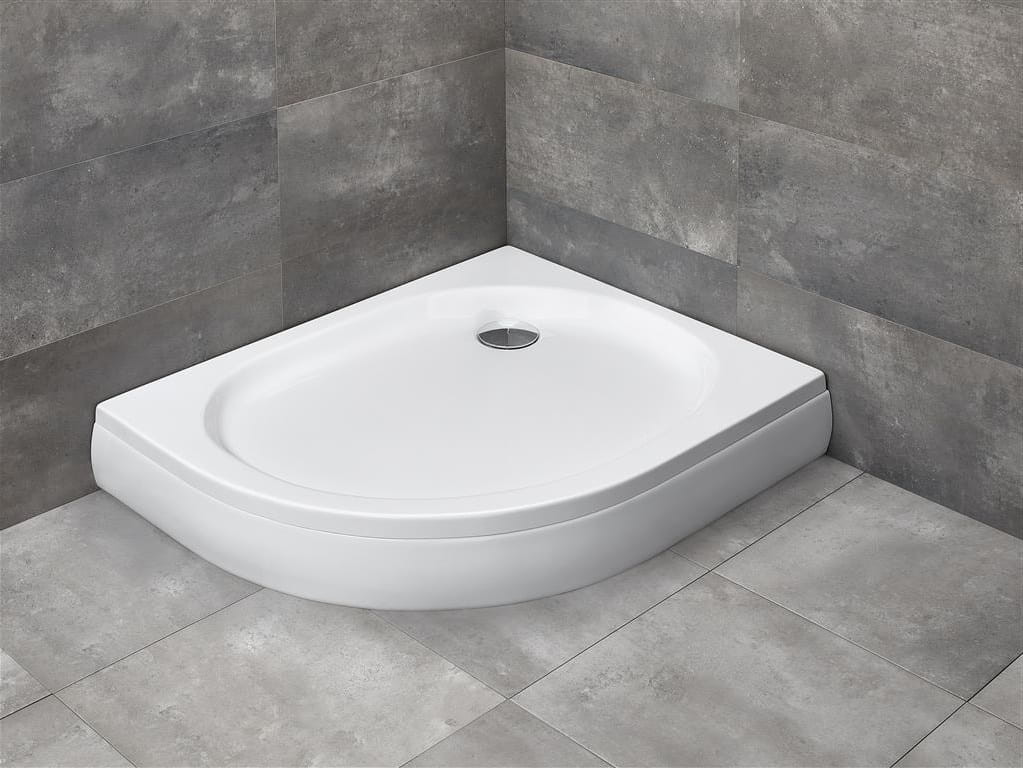 Radaway Patmos E półokrągły 120x90  biały 4P91217-03R