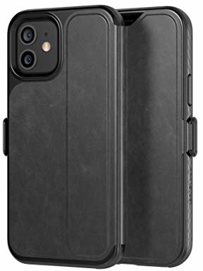 TECH21 EvoWallet do Apple iPhone 12 i 12 Pro 5G - higienicznie czyste bakterie zwalczające zarazki antybakteryjne etui na telefon z ochroną przed upadkiem 3 metry T21-8381
