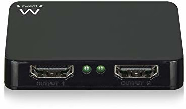 Ewent Ewent Rozdzielacz 4K HDMI 1.4, 2 porty i 1 źródło HDMI do 2 monitorów (EW3720) EW3720