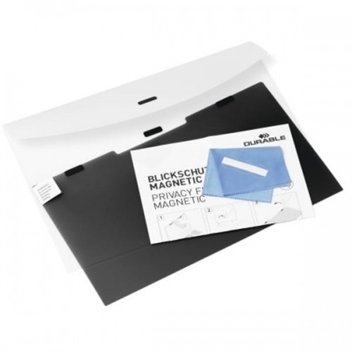 Filtr prywatyzujący 15,6'' do laptopów DURABLE MAGNETIC + etui ochronne szary /514657/ DU1640