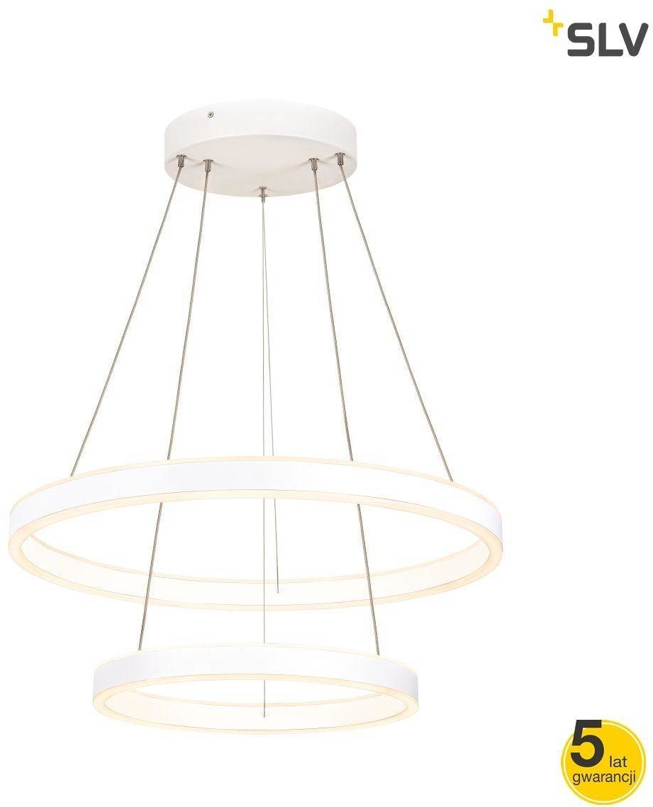 Spotline SLV ONE DOUBLE PD PHASE UP/DOWN wewnętrzna lampa wisząca LED biała przełącznik CCT 2700/3000 K 1004766) SLV 1004766