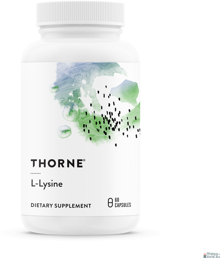 Фото - Вітаміни й мінерали Thorne RESEARCH Lysine - Lizyna  (60 kaps.)