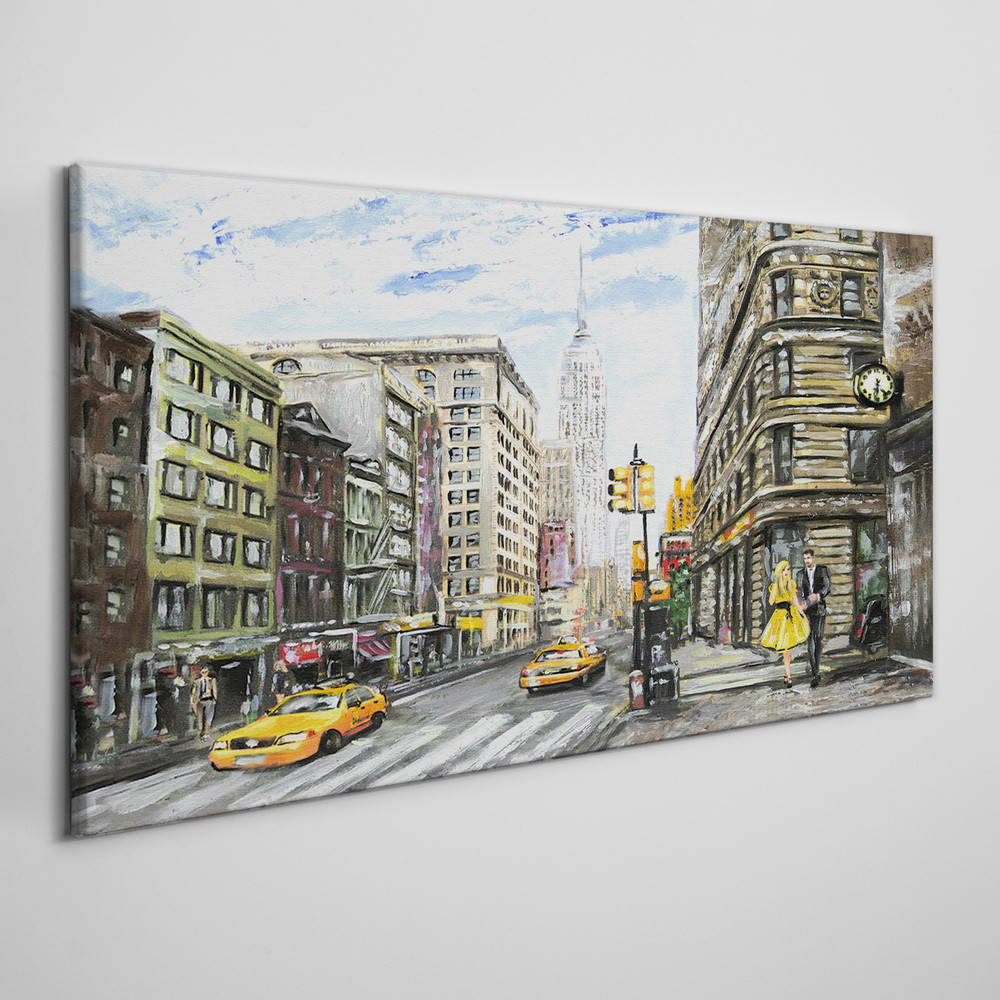 PL Coloray Obraz na Płótnie Miasto Nowy Jork 100x50cm