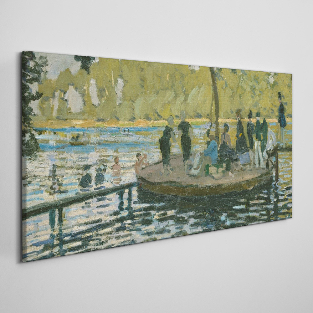 PL Coloray Obraz na Płótnie La Grenouillre Monet 140x70cm
