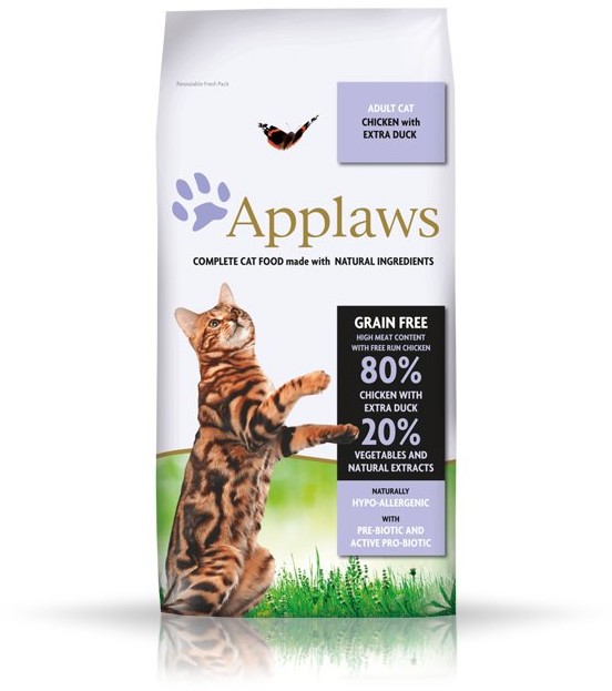 Applaws Applaws Adult, karma dla kotów, Chicken &, duck, 7,5kg