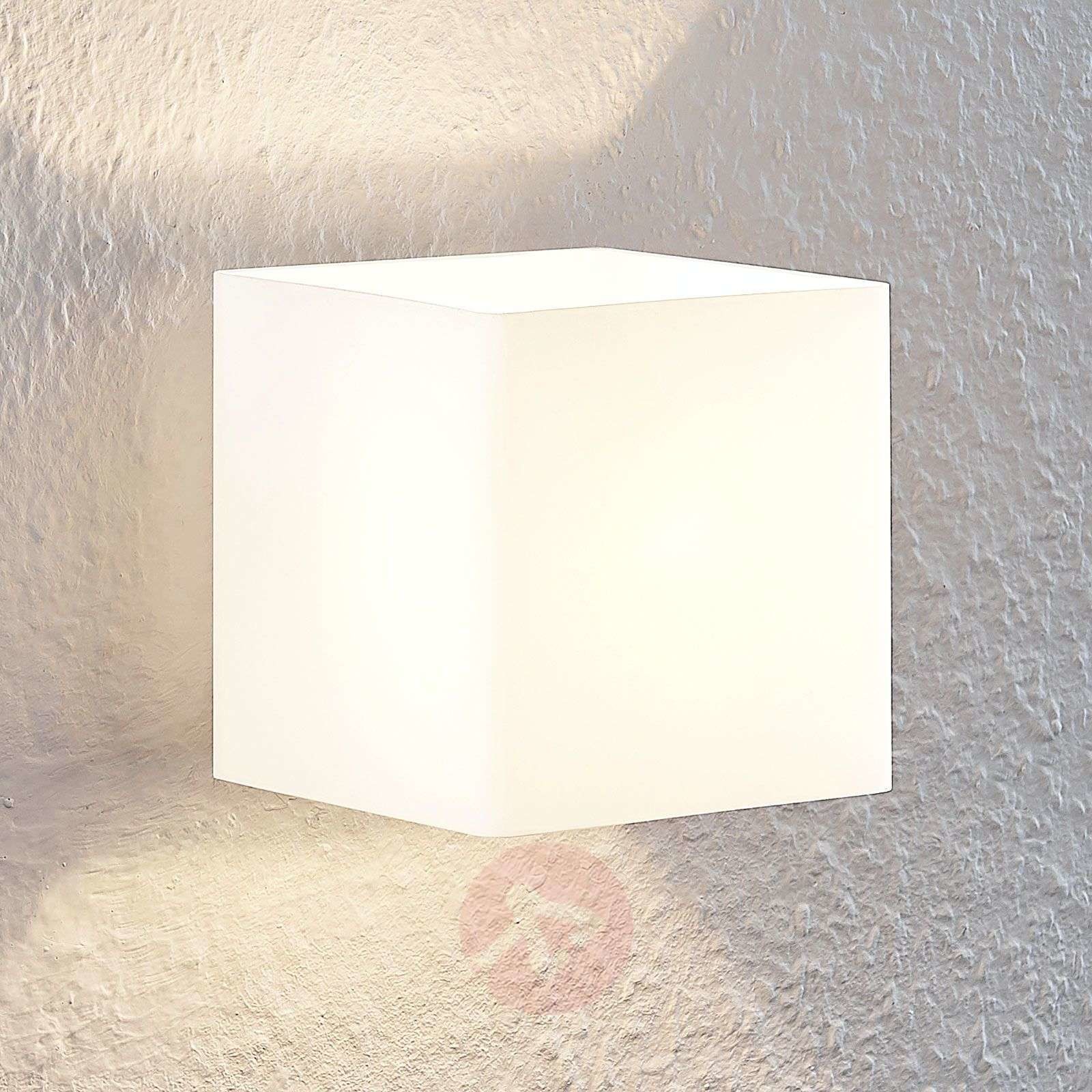LINDBY Lindby Nanda szklana lampa ścienna, kątowy