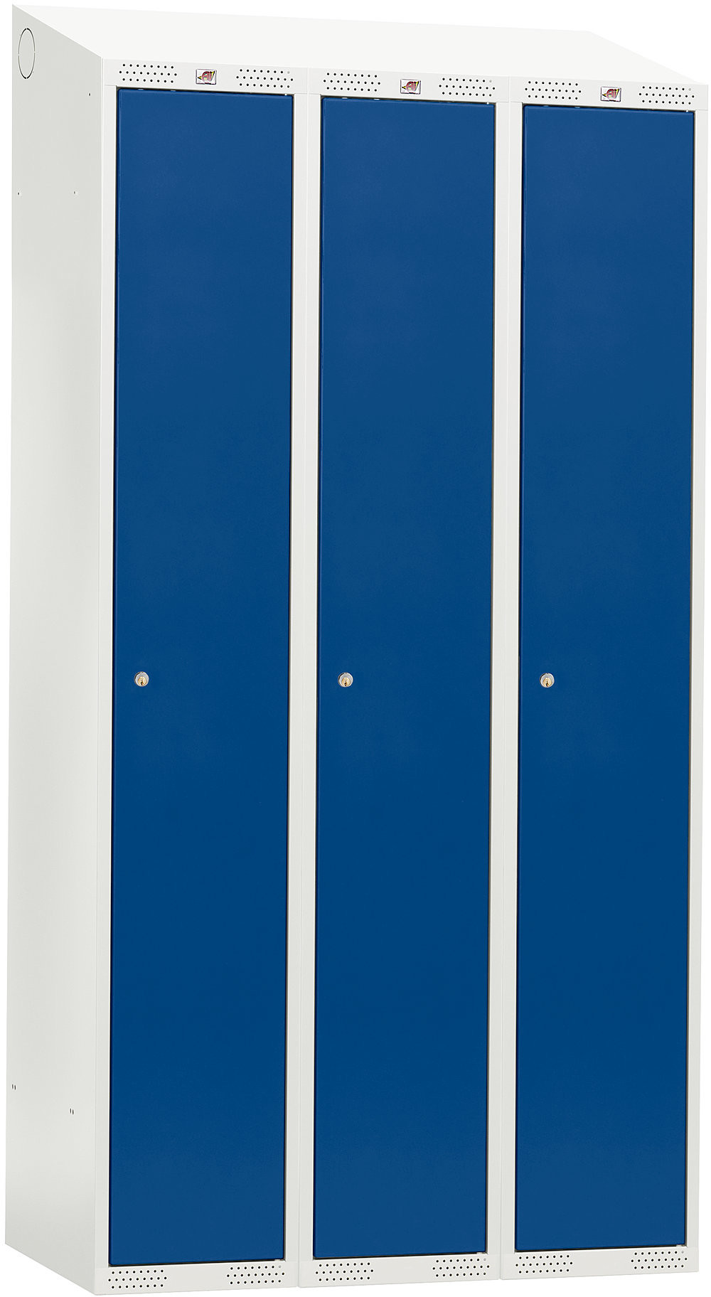 AJ Szafka do przebieralni - 3 sekcje 1900x550x900mm Kolor drzwi: Niebieski 335022