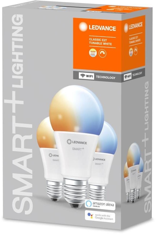 Smart ZESTAW 3x LED Żarówka ściemnialna E27/9W/230V 2700K-6500K - Ledvance