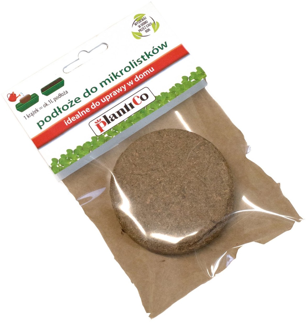 PlantiCo Podłoże do Mikrolistków krążek kokos 1szt