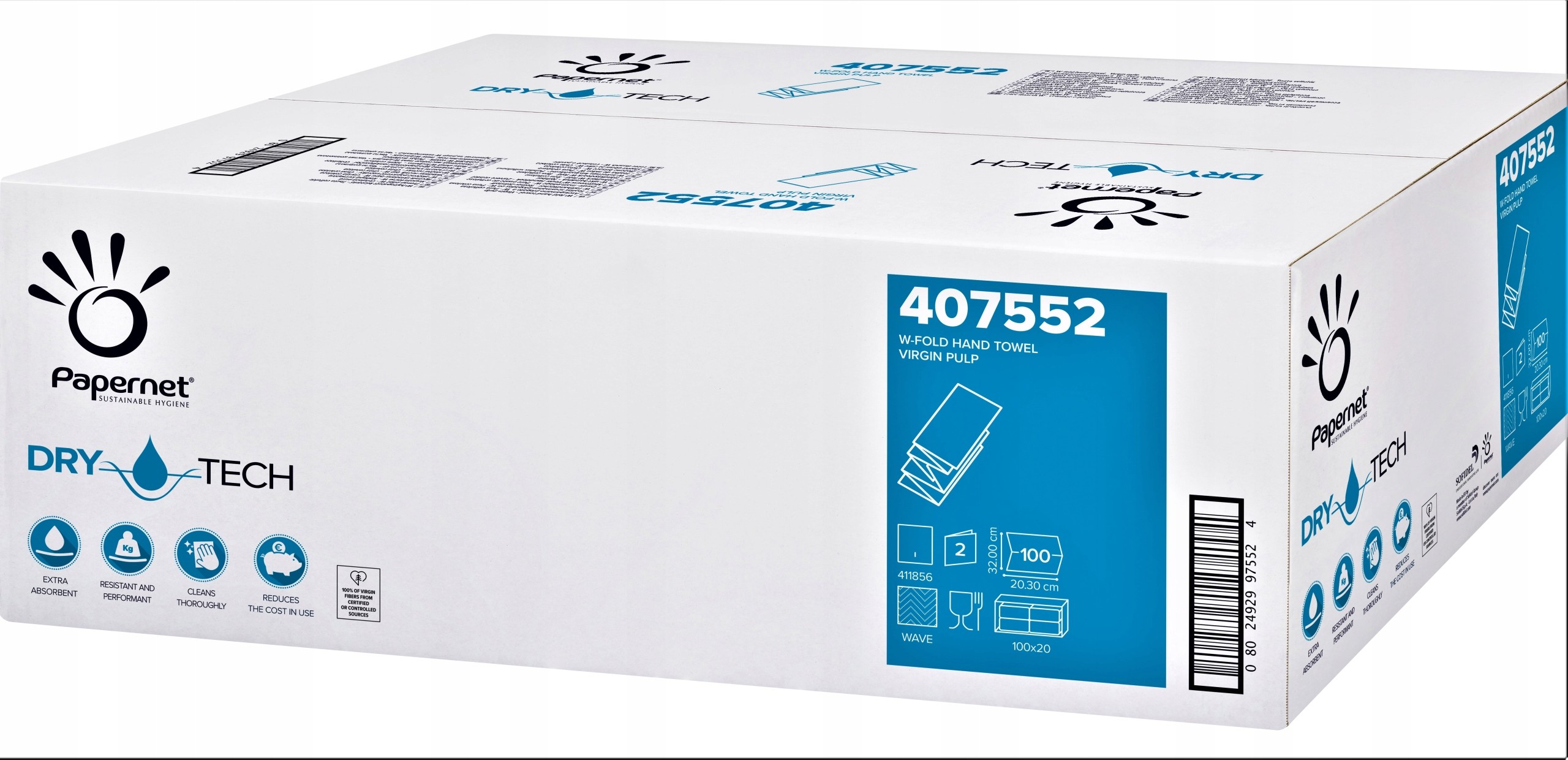 Ręcznik Multifold Papernet 407552 4 Panel