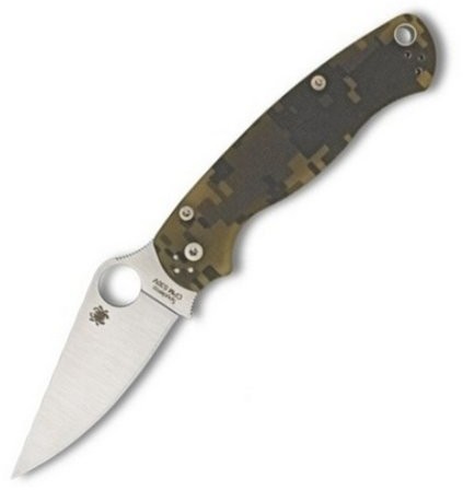 Spyderco paramilit ary2 Camo G 10 Plain Edge C81GPCMO2