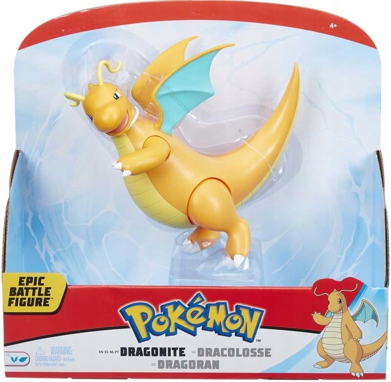 Pokemon Figurka Smok Dragonite Duża 25cm