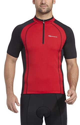 Petare męska koszulka rowerowa, czerwony, M 41008
