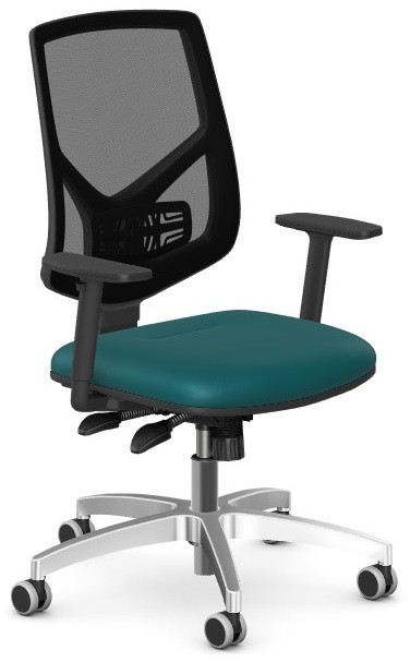 Intarseating Fotel obrotowy BERMEN podstawa aluminiowa KA-BREMEN-AM-221-01