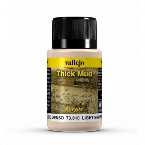 VALLEJO Thick Mud - Light Brown 40 ml