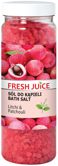 Fresh Juice litchi & patchouli sól do kąpieli 700g