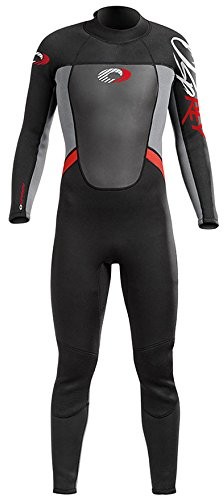 Osprey Origin zima neopren dres sportowy dla chłopców, 5/4 MM, czarny/czerwony, czarny, m WS0663