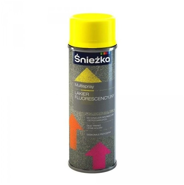 Śnieżka Spray fluoroscencyjny czerwony 400 ml 736573