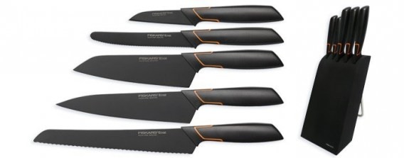 Fiskars Zestaw 5 noży w bloku Edge 1003099 1003099~