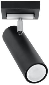 Sollux Lighting Lampa Plafon DIREZIONE 1 Czarny (SL.0499)