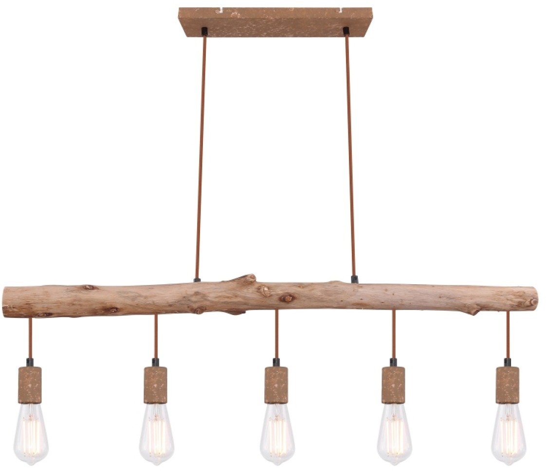 Globo Lighting Lampa wisząca JACOB styl industrialny metal 15327-5N