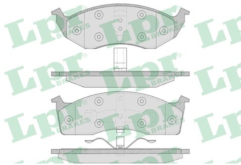 LPR GROUP Zestaw klocków hamulcowych, hamulce tarczowe GROUP 05P629