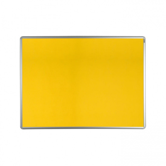 ekoTAB Tablica tekstylna ekoTAB w aluminiowej ramie, 90 x 60 cm, żółta 535102