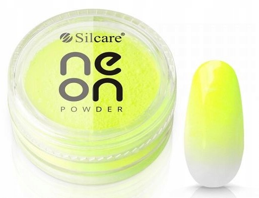 Silcare Efekt Dymu Neon Powder Lime 3g