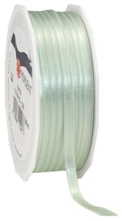 Unbekannt Present taśma do pakowania prezentów, poliester, miętowa zieleń, 50 m x 6 mm 7180650-034