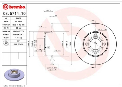 BREMBO 08.5714.10
