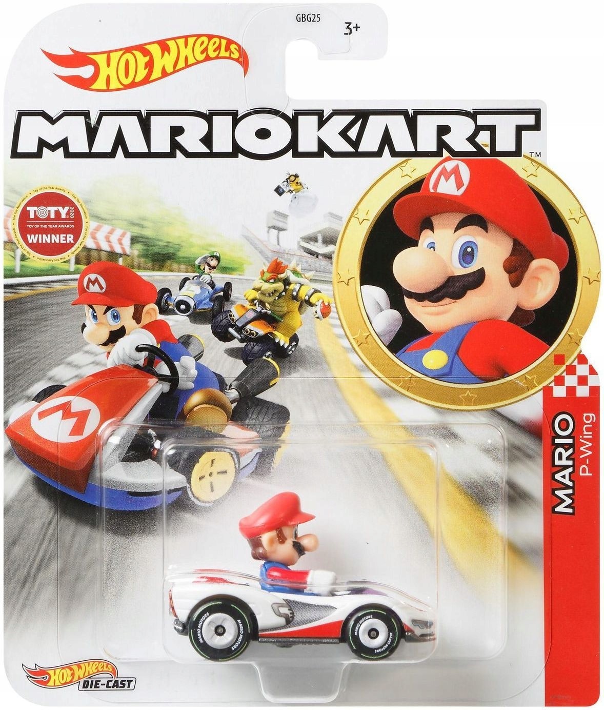 Mattel Mario Kart Mario P-wing Nowy !!!