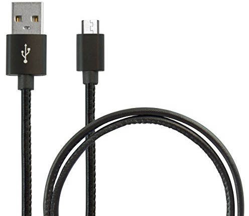 KSIX Executive kabel do transmisji danych i ładowania (micro USB i USB, 1 m) czarny BXCUSBP01