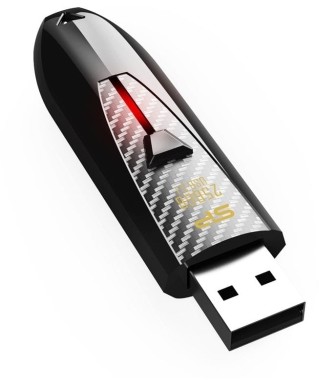 Silicon Power Pendrive Blaze B25 128GB USB 3.1 kolor czarny SP128GBUF3B25V1K
