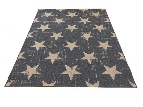 Balta DYWAN SZNURKOWY ESSO 140x200cm GWIAZDY/NIEBIESKI 48648/591 BB2C-203ED