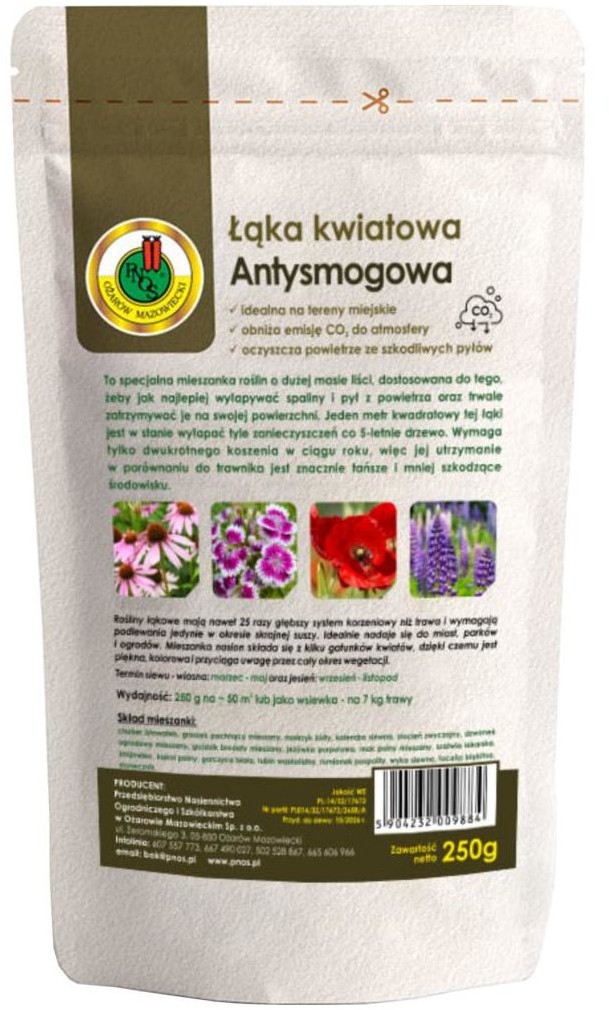 Pnos Łąka kwiatowa 250 g antysmogowa
