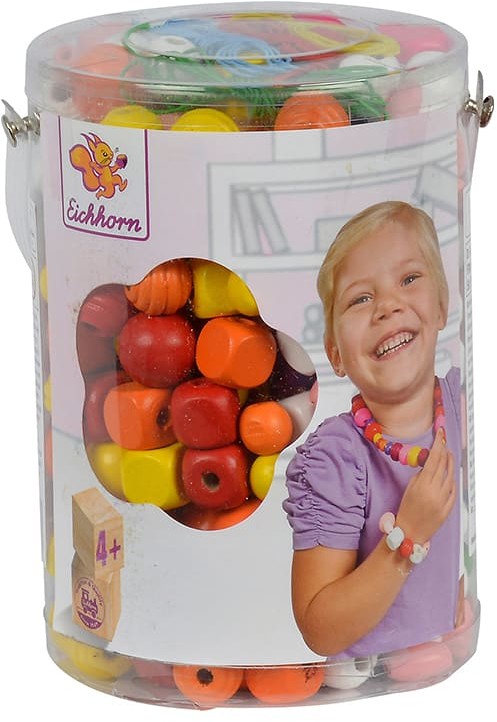 Eichhorn Zestaw drewnianych koralików - 4+