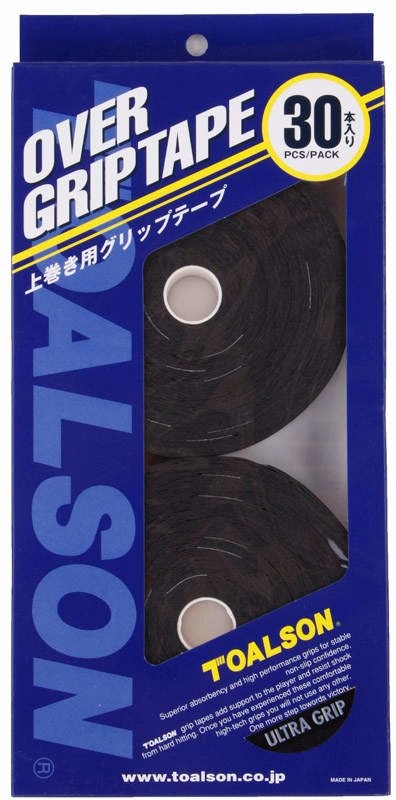 Toalson owijki tenisowe ULTRA GRIP x30szt Black 4931946335108