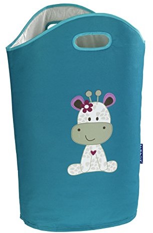 Wenko torba na pranie Kids Greta kosz na pranie pojemność 24 L, poliester, petrol, 20 x 40 x 52 cm 62115100