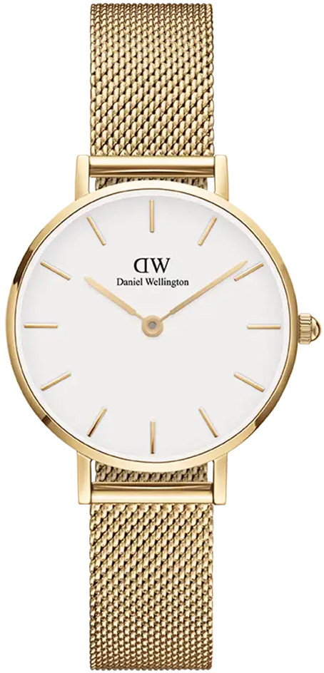 Daniel Wellington Zegarek DW00100350 Petite Evergold 28mm White -