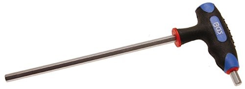 BGS T-klucz do zastosowań wewnętrznych 6 uchwytu do śrub sześciokątnych, 7 MM, długość 170 MM, 4010  7