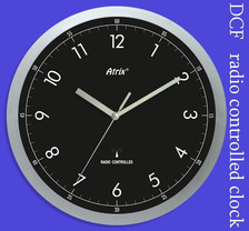 Atrix Zegar srebrny sterowany radiowo #1 ATE0135RC