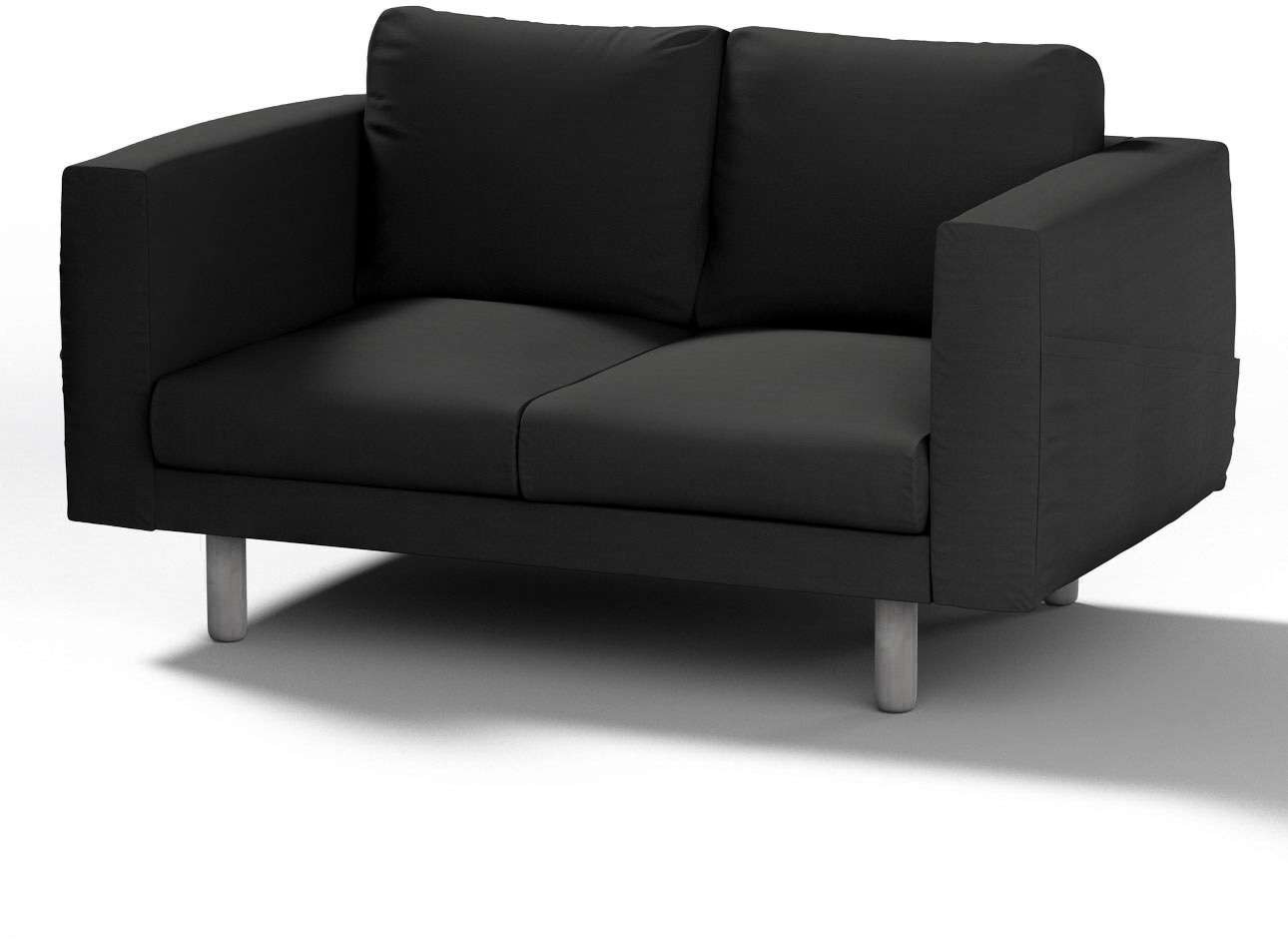 Dekoria pl pl Pokrowiec na sofę Norsborg 2-osobową Shadow Grey grafitowy) 153 x 88 x 85 cm Cotton Panama 1021-702-08