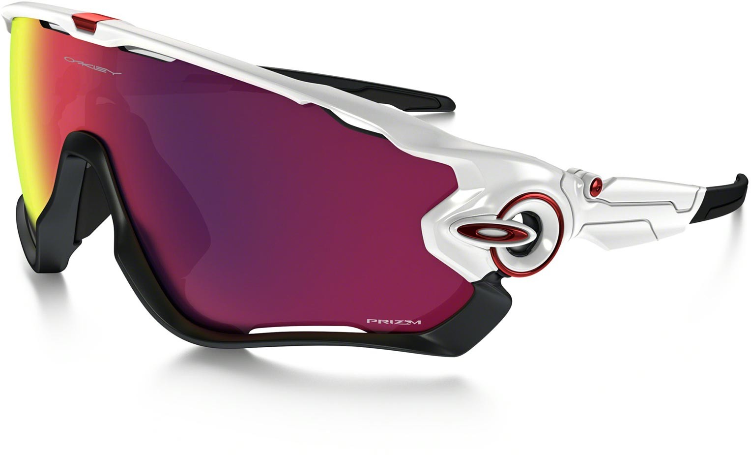 Oakley Jawbreaker Polished White w/ Prizm Road unisex