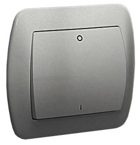 Kontakt Kontakt_Simon Łącznik dwubiegunowy 10AX. 250V. zaciski śrubowe aluminiowy AW2/26