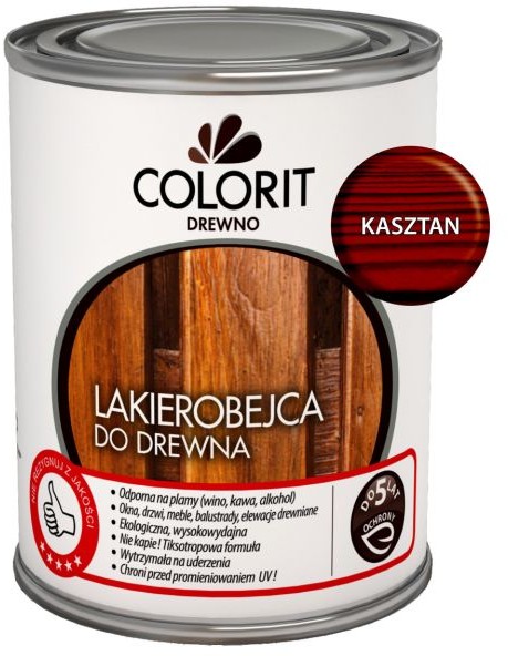 Colorit Lakierobejca do drewna  Drewno kasztan 0 75 l