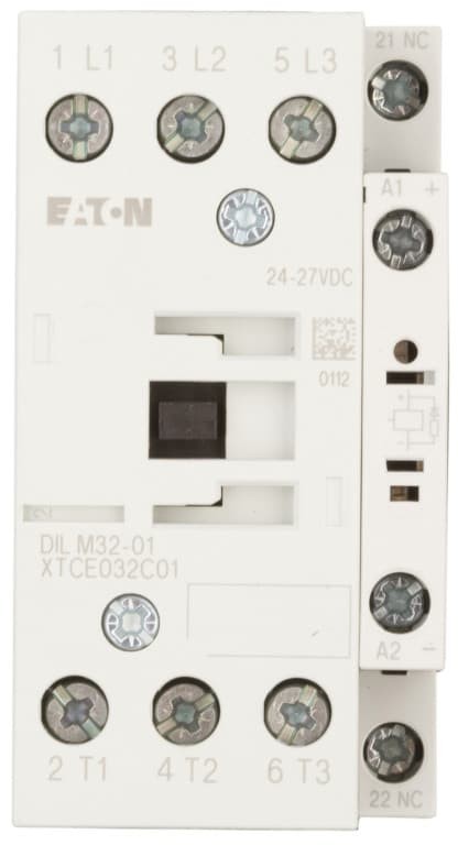 Eaton Stycznik mocy 32A 3P 24-27V DC 0Z 1R DILM32-01(RDC24) 277306