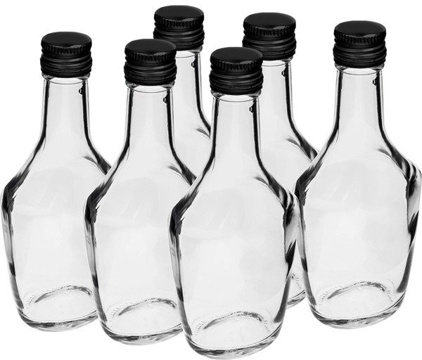 Browin Butelka Bosmańska na nalewki 250 ml biała - 6 sztuk 631512