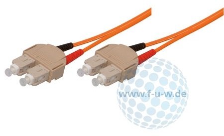 Tecline 75910 OM2 Włókno kabel światłowodowy ( m, 10,0 m) pomarańczowy 4048889000274