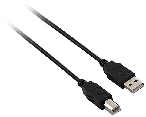 V7 kabel USB (wtyk-A na wtyk-B, 1,8 m) Czarny FBA_V7E2USB2AB-1.8M